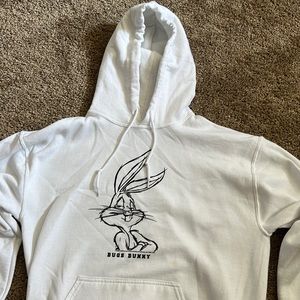 Bugs Bunny White Medium Hoodie!